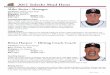 2017 Toledo Mud Hens - MiLB.com Homepage€¦ · 4 Toledo Mud Hens Baseball 2017 Roster Chad Bell • Pitcher 2016 Season: Began the season with the Round Rock Express, Triple-A affiliate