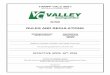 RULES AND REGULATIONS - Valley Companies … · Tariff VALC 500-I For explanation of reference marks or abbreviations, see item 110. 4 ITEM 100 GOVERNING PUBLICATIONS Except as otherwise