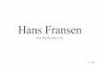 Hans Fransen - JS Architectsjsarchitects.co.za/wp-content/uploads/2019/08/HANS-FRANSEN_1.pdf · The earthquake struck Tulbagh at 22h04 on 29 September 1969. Jihan Kuus 1974 1965 -