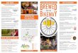 A CRAFT BEER AND BIKE TOUR BreweD - Athens Countyathensohio.com/.../uploads/2017/05/Brewed-on-the-Bikeway-Brochur… · award-winning craft breweries, a craft beer hall, and a cider