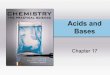 Acids and Bases - Yonsei University€¦ · B. pH of Weak Acid Solutions C. pH of a Mixture of Monoprotic Acids V. Determining the pH of Basic Solutions VI. Polyprotic Acids A. Production