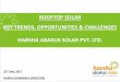 ROOFTOP SOLAR KEY TRENDS, OPPORTUNITIES & CHALLENGES ...€¦ · munjal rangwala (director) 2 presentation flow 1. harsha abakus solar –company overview 2. reference list 3. rooftop