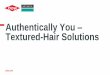 Authentically You Textured-Hair Solutions...Isoceteth-20 BrijTM IC20-70/Croda Inc. 20 Oleth-2 BrijTM O2/Croda Inc. 5.5 Prunus Amygdalus Dulcis (Sweet Almond) Oil Sweet Almond Oil/Bramble