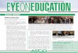 ASCO NEWS - Optometry...Alexander, Amos Honored by ASCO” on page 5) The Board also acknowl-edged three schools of optometry for graduating their firstclasses: Univer-sity of the