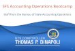 SFS Accounting Operations Bootcamp...SFS Accounting Operations Bootcamp Staff from the Bureau of State Accounting Operations 2 Harvesting Knowledge 2016 Fall Conference | October 25-26