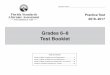 Grades 6–8 Test Booklet - Cognia · 2019-08-21 · Grade 6 English Language Arts 7 Task 3 Materials Teacher Script Student Response Response Booklet: page 7 Passage Booklet: page
