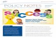 Policy Notes - News from the ETS Policy Information Center. … · 2016-05-19 · Volume 23, Number 1 Policy Evaluation & Research Center Spring 2016 POLICY NOTES News from the ETS