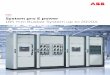 view System pro E power · SY STEM PRO E POWER 3 — 185 mm Busbar System The ABB range of metal enclosures for main distribution is now enhanced with the new System pro E power Energy