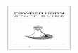 POWDER HORN STAFF GUIDE€¦ · Powder Horn is a resource course designed to introduce Scouting’s adults and youth to the exciting high-adventure program possibilities for their