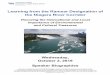 Learning from the Ramsar Designation of the Niagara River ...€¦ · Review Panel (STRP) for the Ramsar Convention for two terms from 2013-2018. He also served on the Ramsar STRP