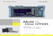 OTDR（光パルス試験器） - Yokogawa Electric · otdr、光パワーメータ、可視光源、光ファイバー検査プロー ブ等の複数の機能を同時に使用することができます。
