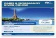 PARIS & NORMANDY RIVER CRUISE - AAA...Day 5: Rouen, France – Normandy has been the setting for many battles over the centuries, including the D-Day invasion of World War II. Today,