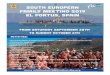 South European Family Meeting 2019 El Portus, Spain...South European Family Meeting 2019 El Portus, Spain From saturday September 28th to Sunday october 6th • Accommodation 8 nights