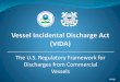 The U.S. Regulatory Framework for Discharges from ...€¦ · The following EPA and USCG presentation is intended to provide information to the public on the recently enacted Vessel