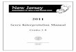 •New Jersey Assessment of Skills and Knowledge 2011 Score ... · PART I: INTRODUCTION AND OVERVIEW OF THE ASSESSMENT PROGRAM A. How to Use This Booklet This Score Interpretation