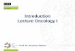 Introduction Lecture Oncology I · 2 Lecture Oncology I WS 2019/2020 21.10.2019 | Susanne Sebens Lecture Oncology I is part of focus area oncology (master program Medical Life Sciences)