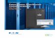 Eaton three-phase power distribution brochure...Expanded solution: Bring the information from your power distribution products to your desktop The Power Xpert® Gateway PDP card allows