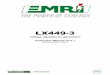 Manual LX449-3 V2.3.1 EN - EMRIManual V2.3.1 Page 3 of 20 Table of contents General description The AVR is designed as a replacement for the R449, providing optimal flexibility and