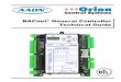 BACnet General Controller Technical Guide · 2019-10-23 · OVERVIEW 4 BACnet® General Controller Technical Guide Overview The BACnet® General Controller (BGC), Orion part number