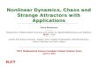 Nonlinear Dynamics, Chaos and Strange Attractors with ...kondic/791/blackmore/slides.pdf · Nonlinear Dynamics, Chaos and Strange Attractors with Applications . NJIT . PRESENTATION
