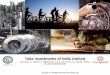 Tube Investments of India Limited · 1949 1955 1960 1965 1978 1985 2001 2010 2012 1949 –Set up TI Cycles (BSA & Hercules Brands) 1955 –Incorporated Tube Products 1985 – Indigenously