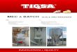 MEC BATCH A SCALE AND WEIGHERS - Tigsa€¦ · INNOVATION + QUALITY R MEC BATCHA SCALE AND WEIGHERS - Mechanical batch weighing - Electronic batch weighing - Bin weighing - Day bin
