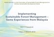 Implementing Sustainable Forest Management â€“ ... Implementing Sustainable Forest Management â€“Some
