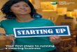 Your first steps to running a catering business · Starting up –Your first steps to running a catering business This booklet is for people setting up a restaurant, café or other