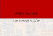 VHDL Review - Milwaukee School of Engineeringentity adder_4bit is port( i_A: in std_logic_vector(3 downto 0); i_B: in std_logic_vector(3 downto 0); i_CIN: in std_logic; o_SUM: out