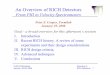 An Overview of RICH Detectors - Thomas Jefferson National ... · Overview of RICH Detectors 1 An Overview of RICH Detectors From PID to Velocity Spectrometers Peter S. Cooper, Fermilab
