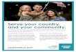 Serve your country and your community. - 2020 Census · Serve your country and your community. As a member of the military, you and your family understand what it means to serve your