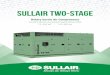 SULLAIR Two-stage · 6 Sullair Supervisor™ Controller n Computer-compatible micro-processor controller has simple graphic illustration of monitored functions and an easy-to-read