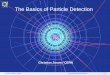 The Basics of Particle Detection - CERN · C. Joram CERN –EP/DT The Basics of Particle Detection Detection of particles (and photons) requires an interaction with matter. The interaction
