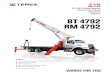 23.5 US t Lifting Capacity Boom Truck Cranes Datasheet ...€¦ · Standard ASME B30.5 Standard ASME B30.5 (100%) 29–92 ft (100%) 29–92 ft. 12 TECHNICAL DESCRIPTION BT4792 / RM4792