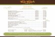 Value Menu - Love People, Love Food, Love Life! · Value Menu Local, Fresh, and Sustainable 10 Family Style Meals (Family Meal serves about 4 adults) Family Add Person Spaghetti Marinara