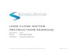 USM FLOW METER INSTRUCTION MANUAL · UNIVERSAL SMART METER- FLOW METER USER MANUAL .docx page 12 of 28 4.1.1.4. Parshall Flume. The required Parshall Flume can be selected from a