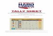 TALLY SHEET - Amazon S3 · We created this super-simple Tally Sheet to help you keep track of your portions while you follow The 22 Minute Hard Corps™ nutrition plan. You can fill