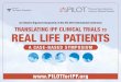 Translating IPF Clinical Trials to Real Life Patients · 2015-07-01 · Double-Blind, Placebo Controlled Trial Screening Treatment duration Follow- up Clinical efficacy assessments: