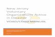 New Jersey Voluntary Organizations Active in Disaster · A Voluntary Organizations Active in Disaster (VOAD) or a Community Organizations Active in Disaster (COAD) is a collective