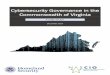 Cybersecurity Governance in the Commonwealth of Virginia...a Chief Information Security Officer (CISO) to address cybersecurity issues.6 VITA is charged with overseeing the ommonwealth’s
