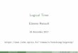 Etienne Renaultrenault/teaching/algorep/7-logical-time.pdf · Etienne Renault algorep 18 d ecembre 2017 7 / 27. Implementing Logical Clocks Rule R1 How does a process update the local