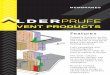 Vent Prods New 1/7/02 (Page 1) - Alderburghalderburgh.com/sites/default/files/pdf/products/Vent_Systems.pdf · Limit" (LEL) and the "Upper Explosive Limit" (UEL) respectively. Concentrations