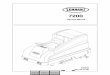 7200 Service Manual - PSJanitorial.com 7200... · This service manual is intended to be an aid for the disassembly and reassembly of your TENNANT Model 7200 ride on scrubber. The