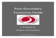 Post-Secondary Transition Guide - d214.org1).pdf · District 214 Post Secondary Transition Guide: A Workbook for Students with Disabilities is a tool to ... Mis Hábitos de Estudio
