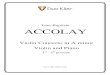 Jean-Baptiste ACCOLAY - Duo Klierduo-klier.com/wp-content/uploads/2013/11/Accolay... ·  Jean-Baptiste ACCOLAY Violin Concerto in A minor Violin and Piano 1st - 5th position