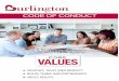 CODE OF CONDUCT - burlington.com · Burlington is a fast growing off price retailer that is committed to delivering great merchandise value to our customers. Our business moves fast