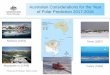 Australian Considerations for the Year of Polar Prediction ...polarmet.osu.edu/AMOMFW_2016/0606_1115_Carpentier.pdfScott Carpentier is planning to contribute to the Societal and Economic