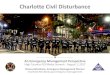 Charlotte Civil Disturbance - Appalachian State University · Charlotte Civil Disturbance . Charlotte Civil Disturbance TIMELINE OF EVENTS 2 September 20-October 1, 2016 September