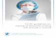 CCAC guidelines on: training of personnel working …...ACKNOWLEDGEMENTS The CCAC guidelines on: training of personnel working with animals in science is a revision of the CCAC guidelines