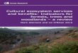 Cultural ecosystem services and benefits: Indicators for ... · support and enhance forestry and its role in sustainable development by providing innovative, high quality scientific